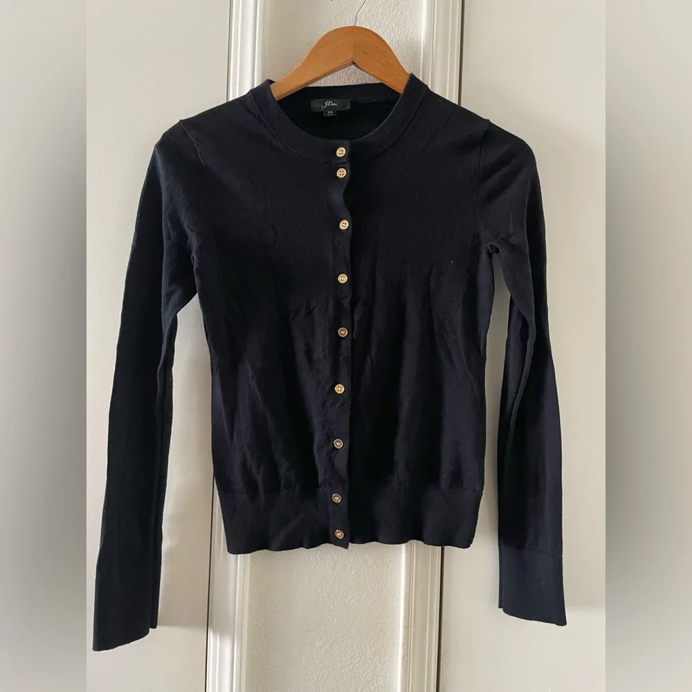 J.Crew black Cardigan sweater